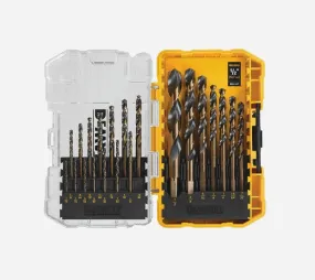 DEWALT 17PC BLACK OXIDE DRILL BIT SET