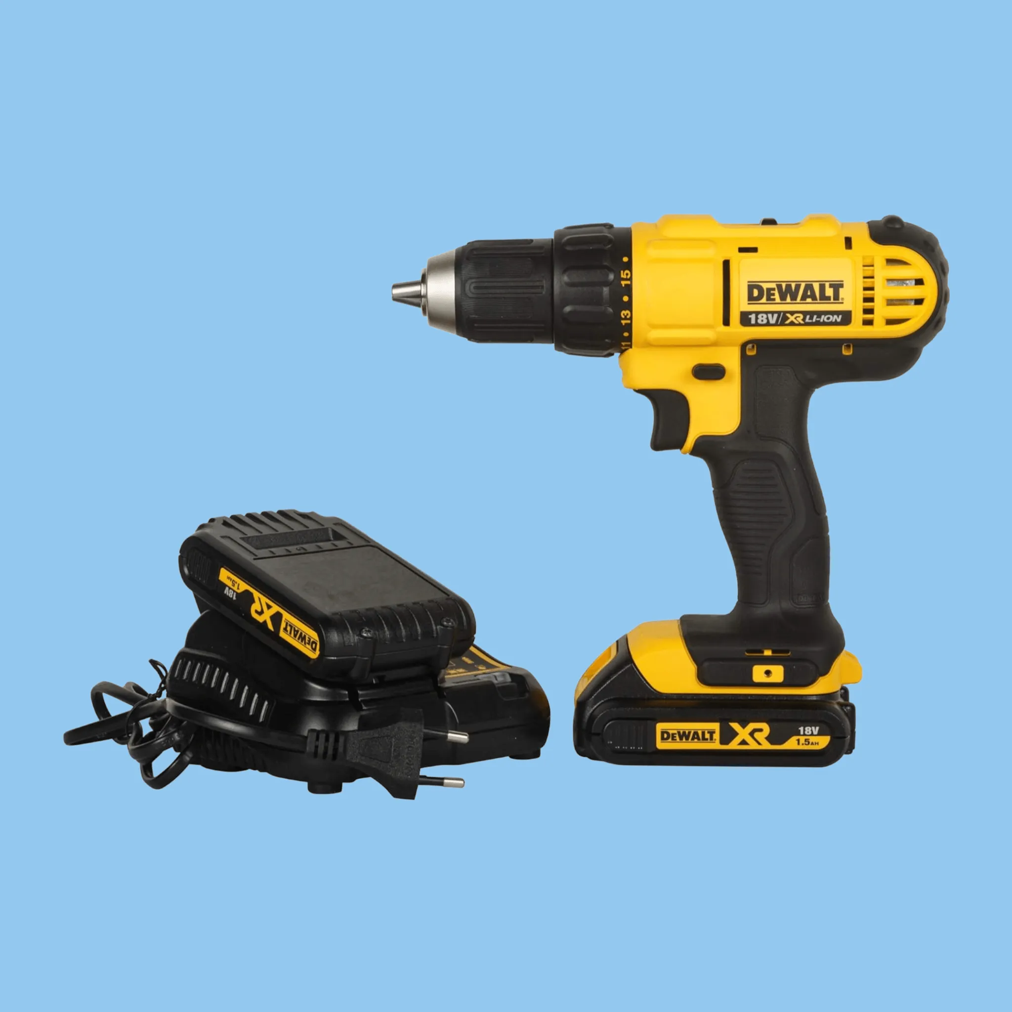 DeWalt 18V XR Brushless Compact Drill Driver (2 X 1.5 Ah)