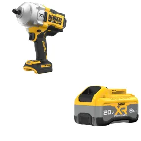 DeWalt DCF961B 20V MAX XR 1/2" Impact Wrench W/ FREE DCB2108 20V MAX XR Battery