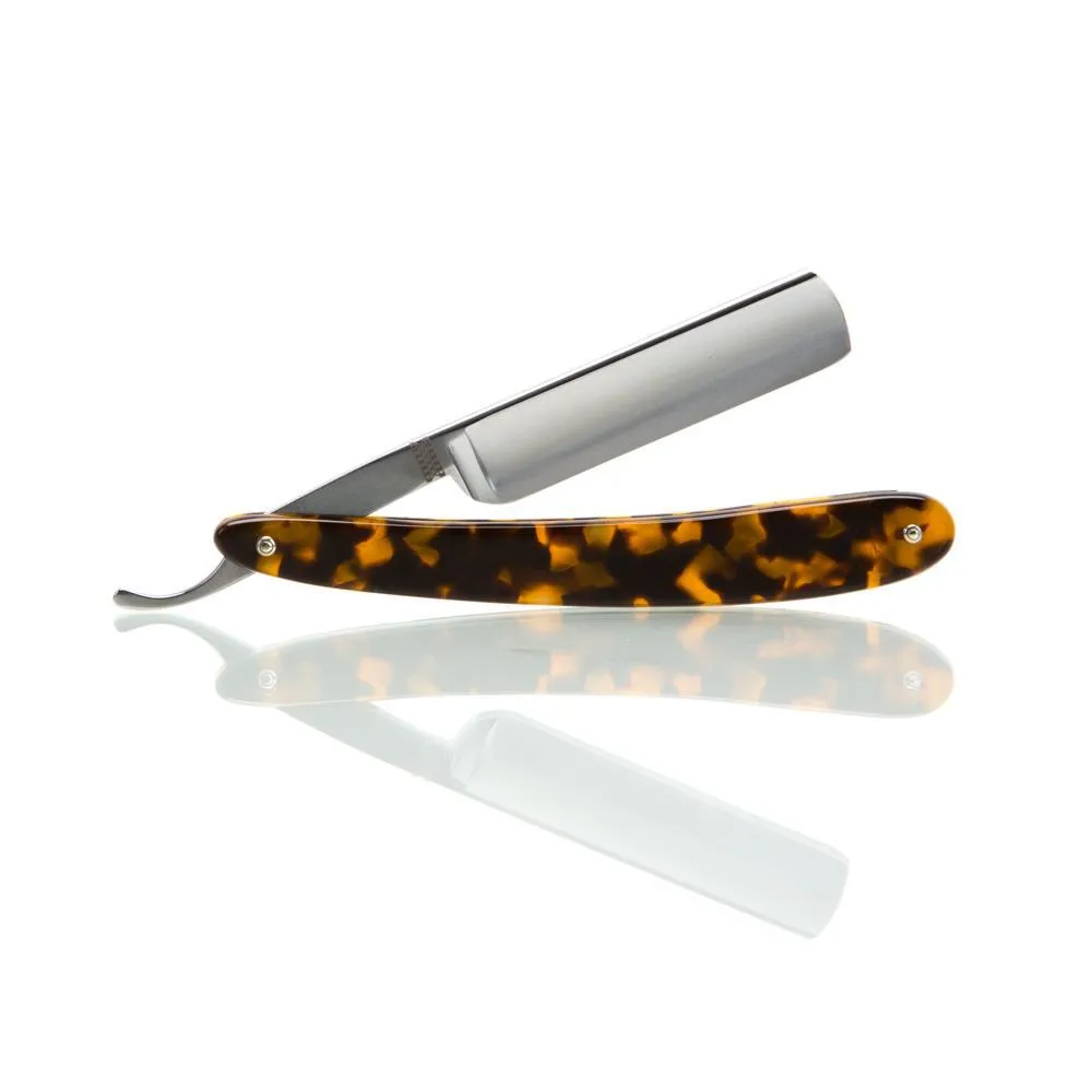 DOVO 5/8" "Tortoise" Straight Razor with Luxury Shave Set