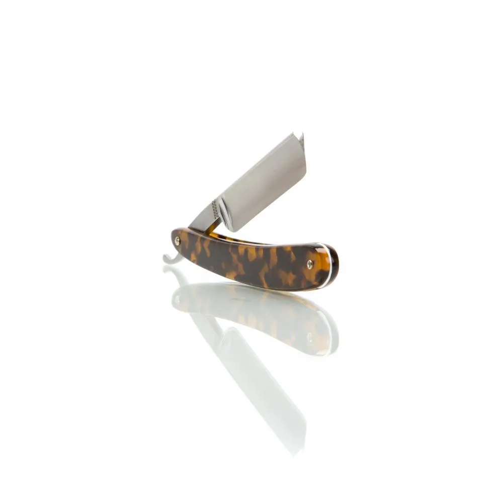 DOVO 5/8" "Tortoise" Straight Razor with Luxury Shave Set