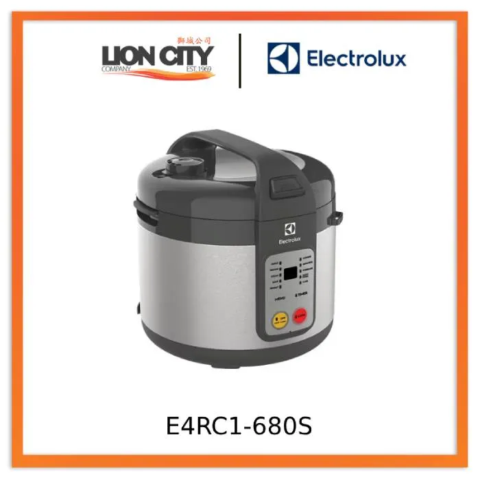 Electrolux E4RC1-680S 1.8L Rice Cooker - Pebble Grey