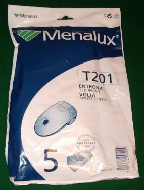 Entronic, Volta 9901 Vacuum Cleaner Bags Part No. T201N