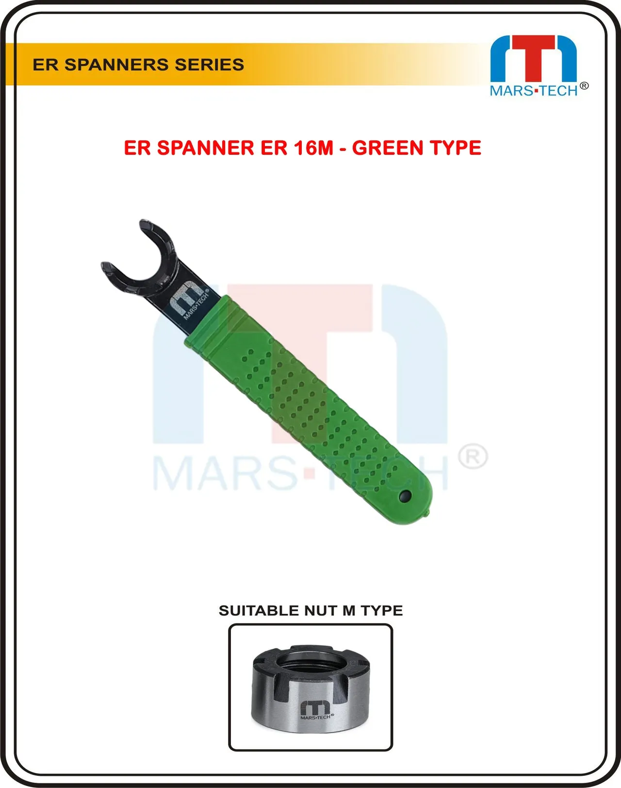 Er16 Spanner M Type Green High Quality