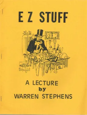 EZ Stuff A Lecture by Warren Stephens - Book