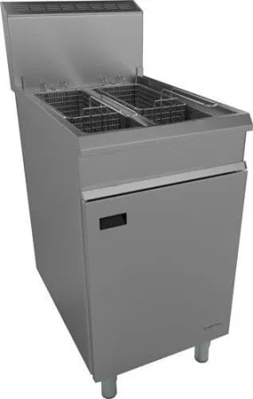 Falcon Chieftain Twin Tank Twin Basket Free Standing Gas Fryer G1848X