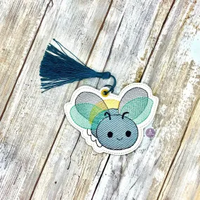 Firefly sketchy bookmark/bag tag/ornament 4x4 machine embroidery design DIGITAL DOWNLOAD