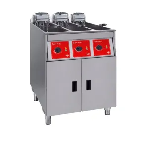 FriFri Super Easy 633 Electric Free-standing Fryer Triple Tank Triple Basket without Filtration 3x7.5kW Three Phase - HS077-3PH