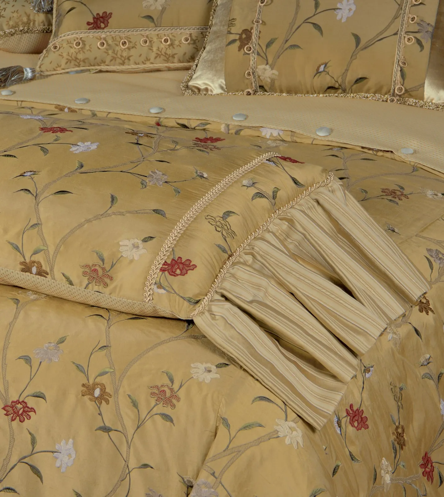 Gabrielle Floral 100% Silk Queen Grand Sham 20x60