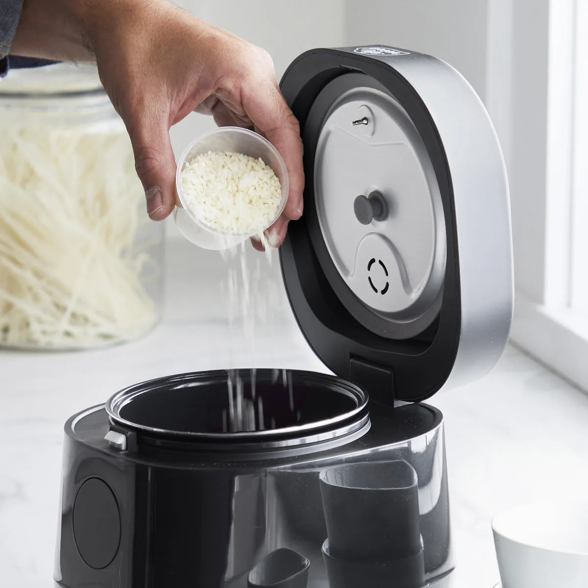 GreenLife Rice & Grains Cooker | Black