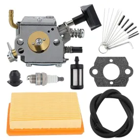 Hipa Carburetor Kit For Sthil BR400 BR420 BR420C BR340 BR380 BR320 Backpack Blower #4203-120-0601 4203-120-0603 4203-120-0605 with Carb Cleaning Brush