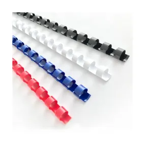 Icon Binding Coil Plastic 6mm Blue Pack 100