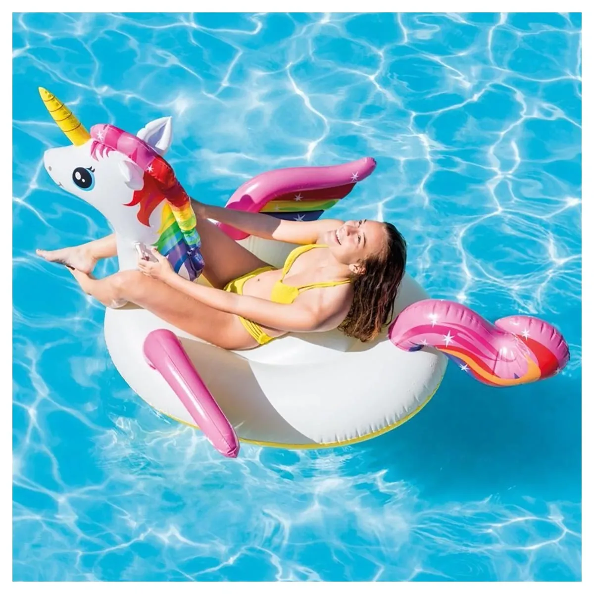 Intex Inflatable Enchanted Unicorn Ride-On