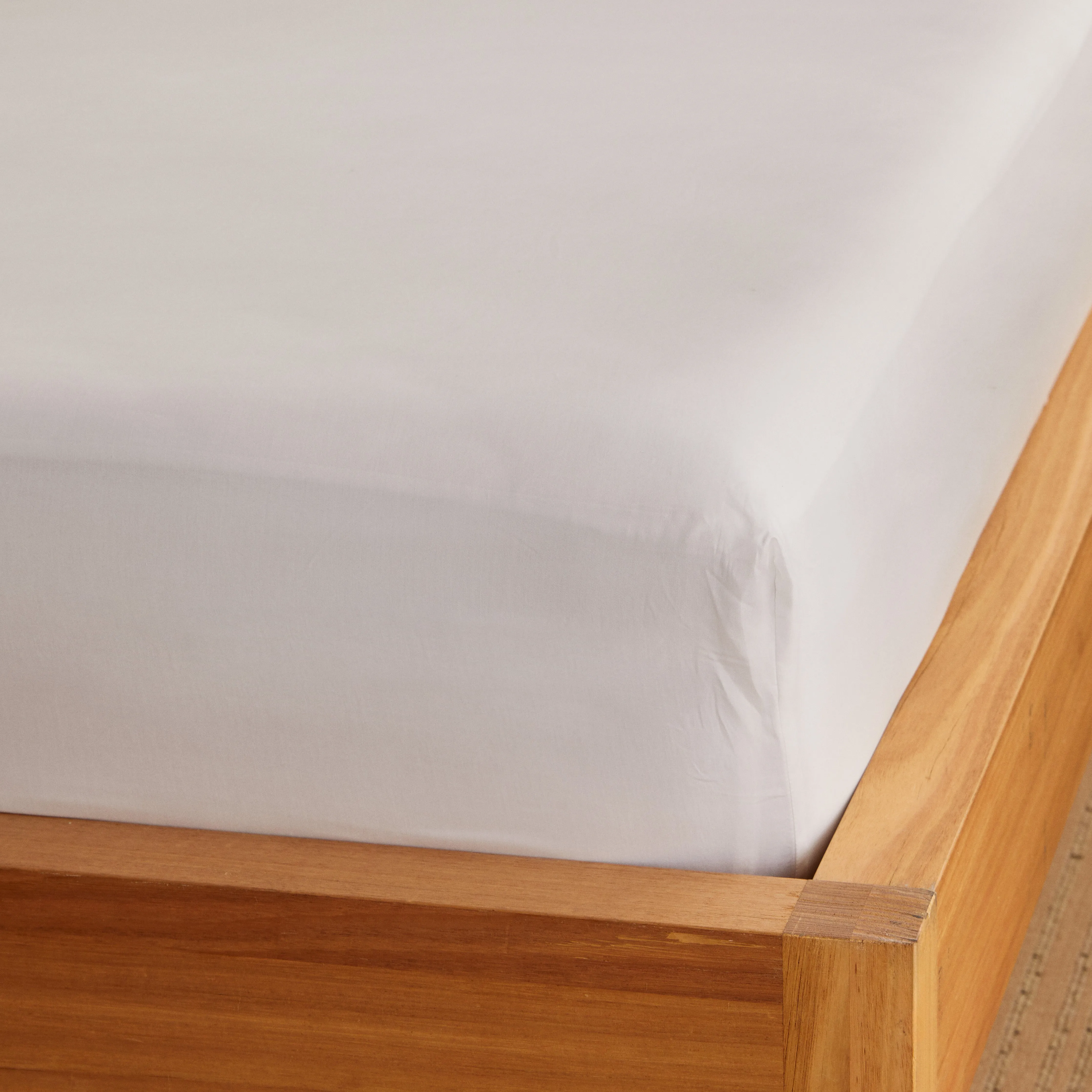 Kane Bamboo - White Fitted Sheet