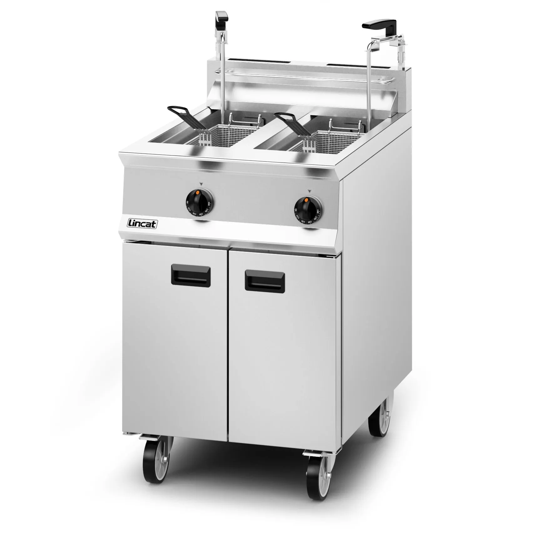 Lincat Opus 800 Natural/LPG Free-standing Twin Tank Fryer  - W 600 mm - 32.0 kW OG8111