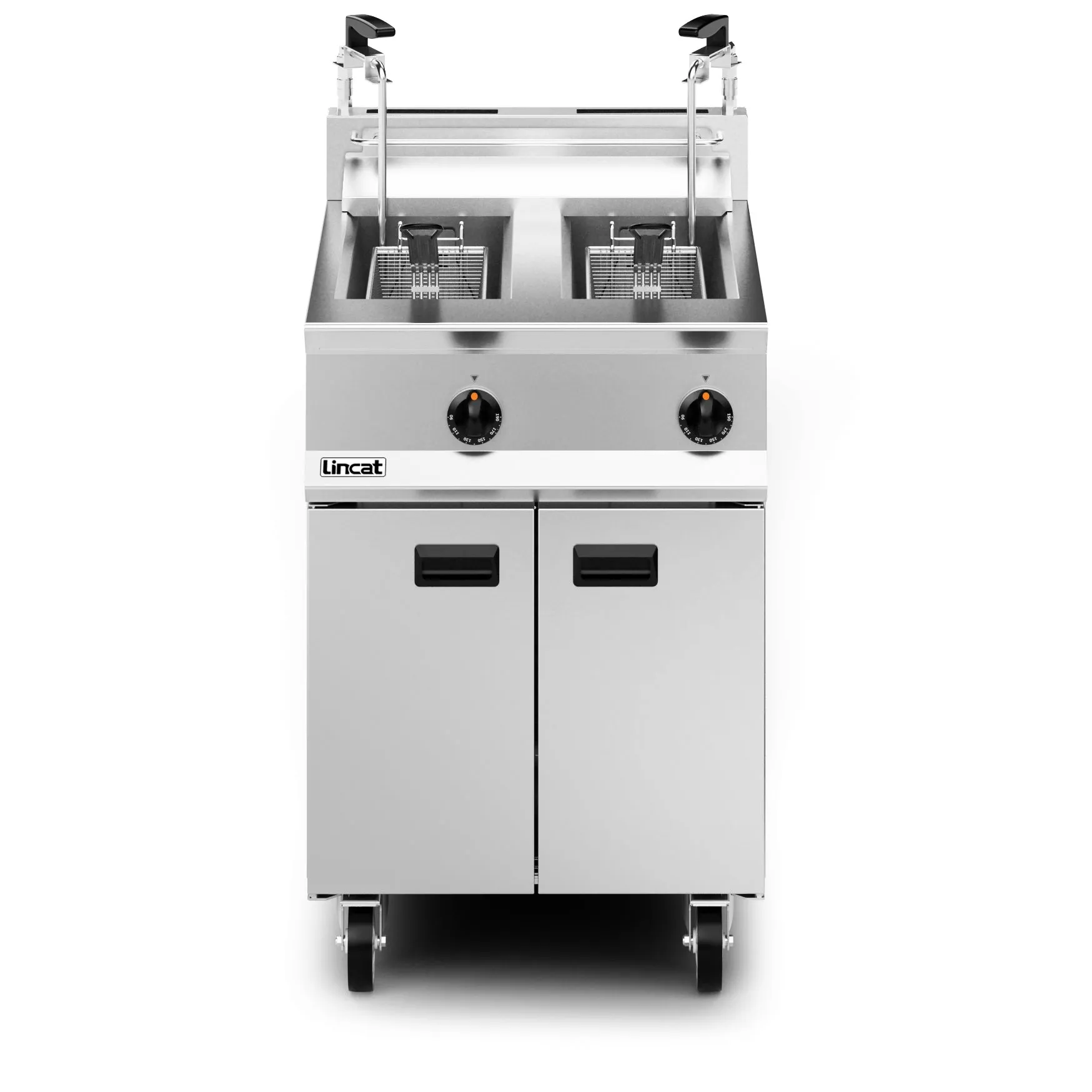 Lincat Opus 800 Natural/LPG Free-standing Twin Tank Fryer  - W 600 mm - 32.0 kW OG8111