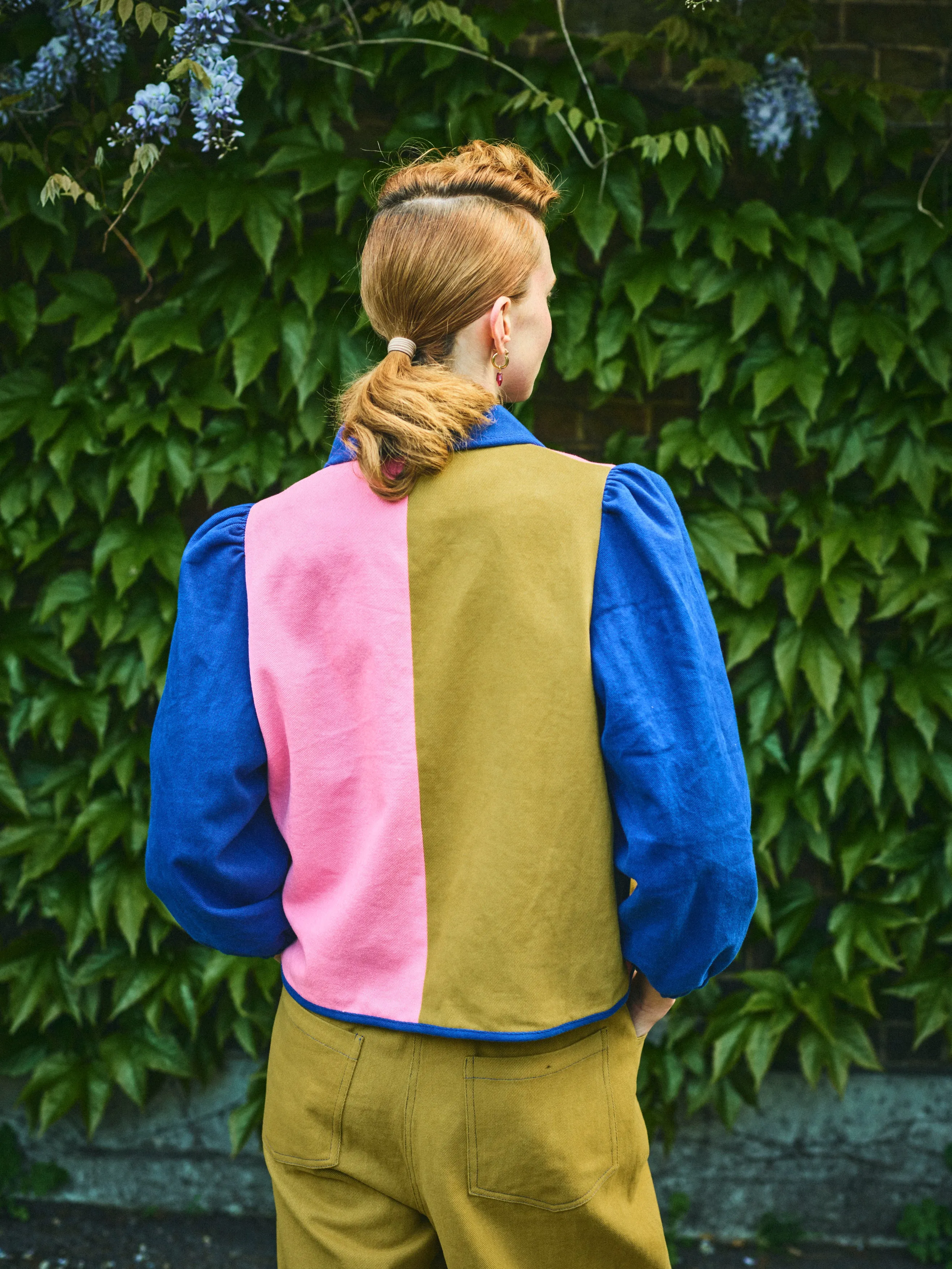 Lowie Cotton Drill Colourblock Jacket