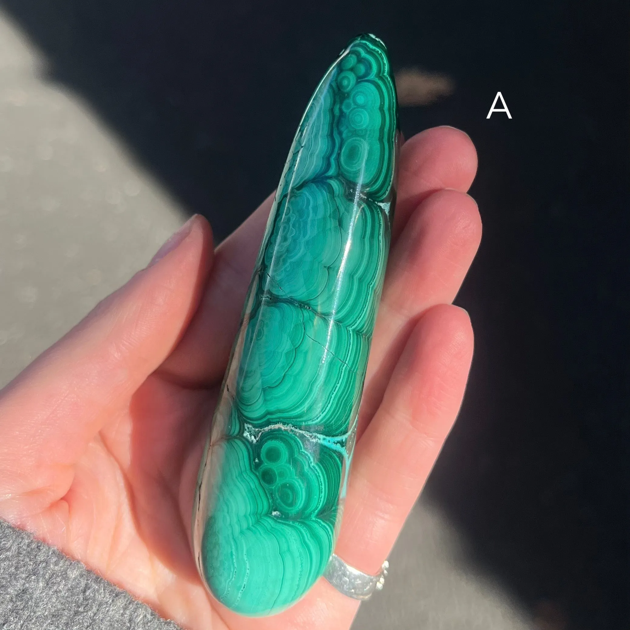 Malachite Healing Wands ~ 3 Sizes