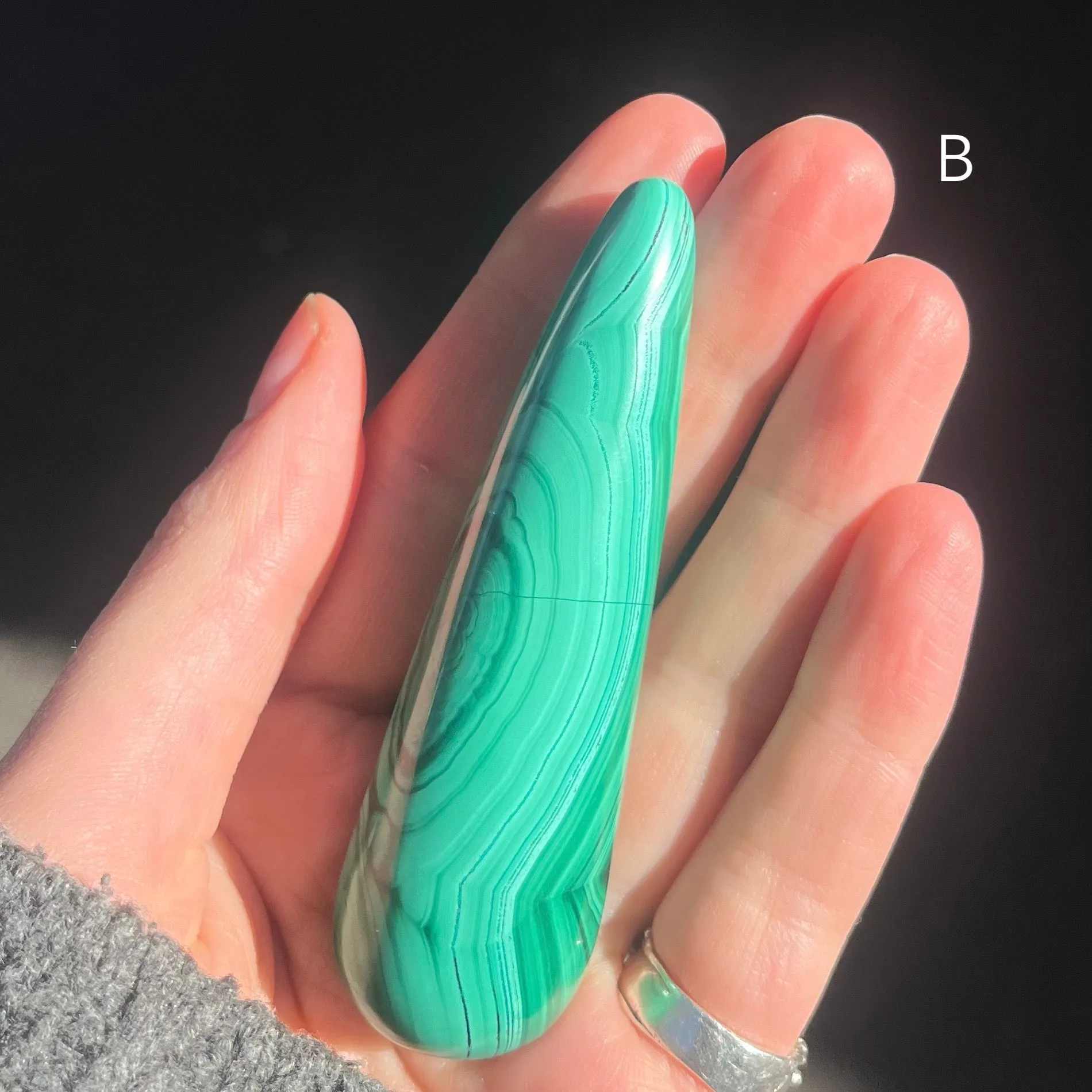 Malachite Healing Wands ~ 3 Sizes