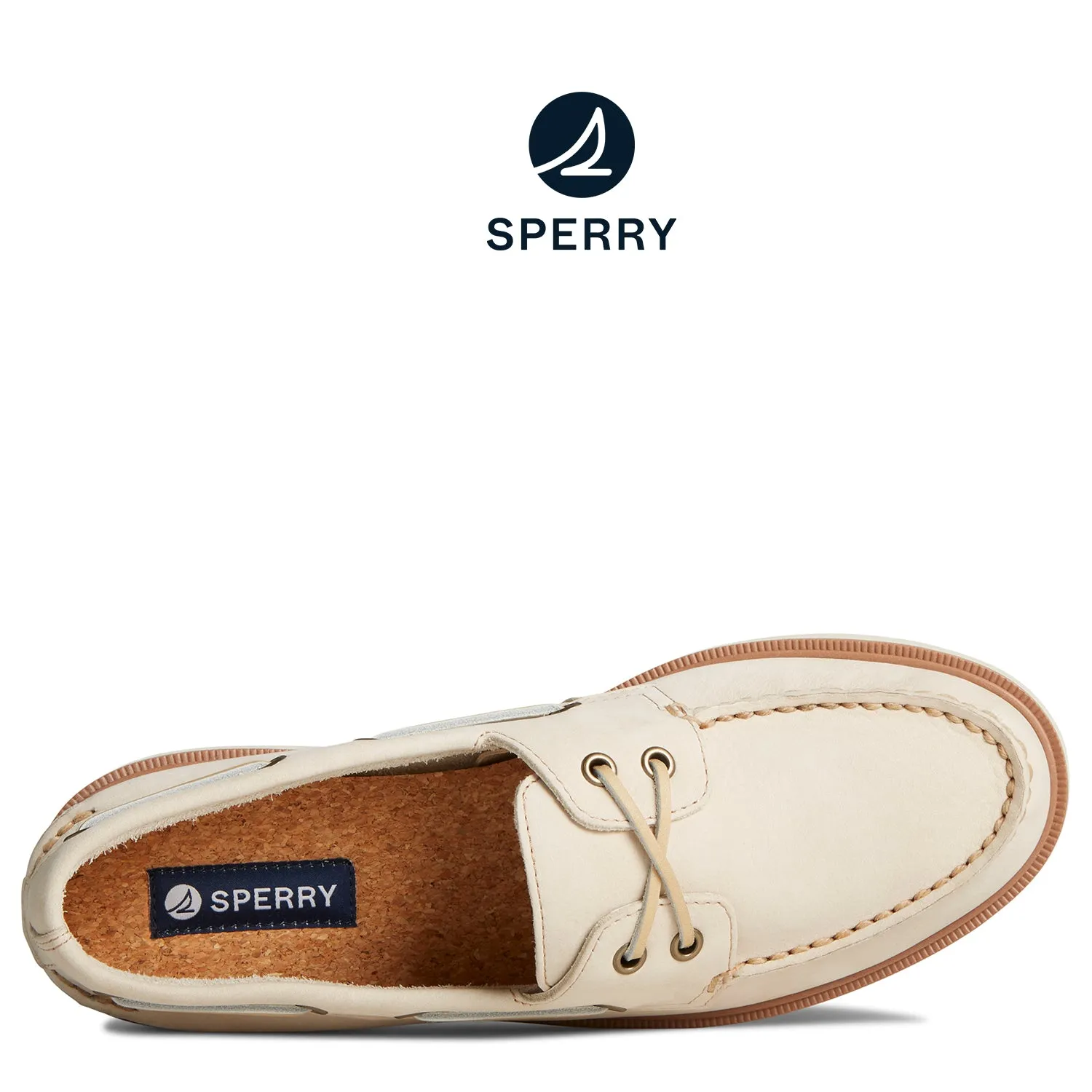 Men's Authentic Original™ Double Sole Nubuck Boat Shoe Birch (STS25548)