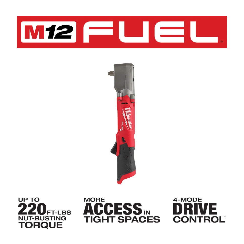 Milwaukee 2564-20 M12 FUEL™ 3/8" Right Angle Impact Wrench   Free Battery