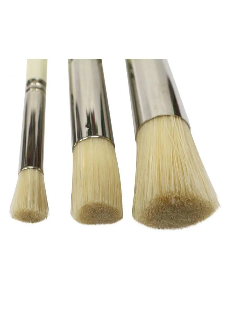 Mont Marte Professional Stencil Brush Set 12, 8, 4