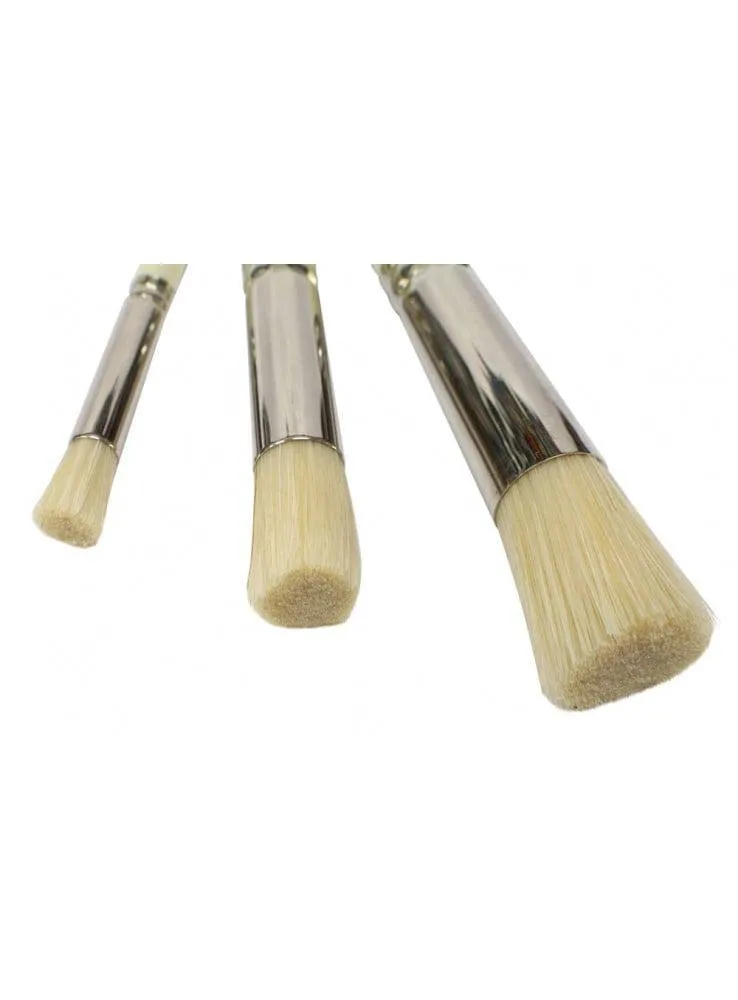 Mont Marte Professional Stencil Brush Set 12, 8, 4