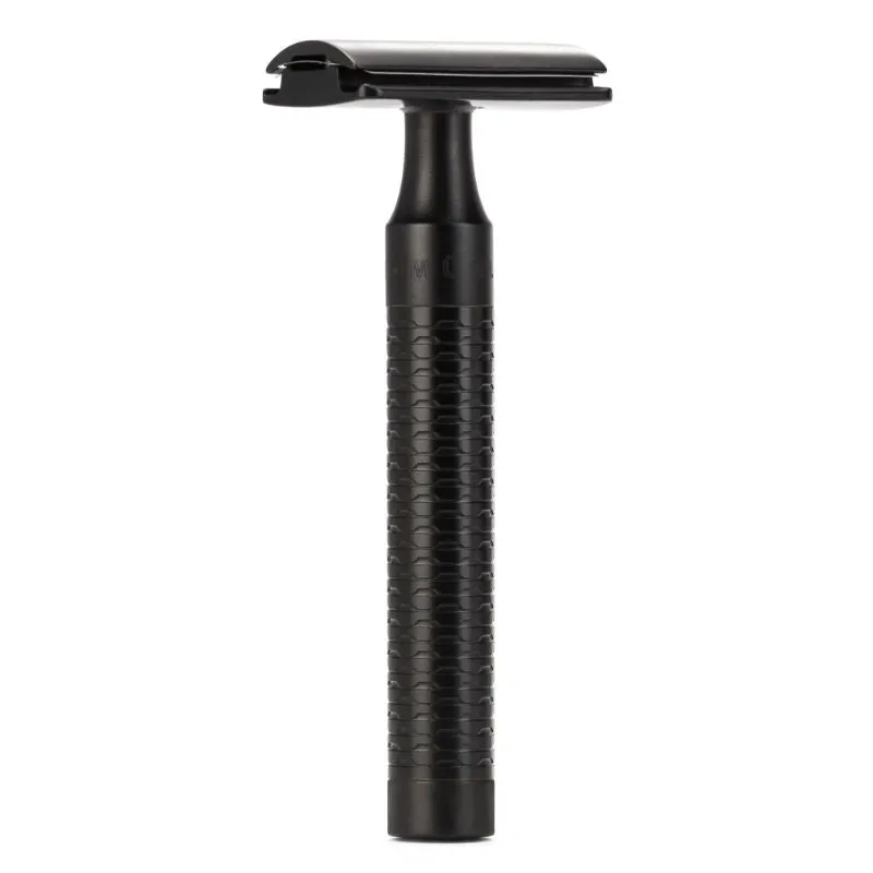 MUHLE Rocca, Stainless Steel Black DLC coated, Safety Razor