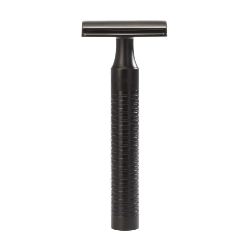 MUHLE Rocca, Stainless Steel Black DLC coated, Safety Razor