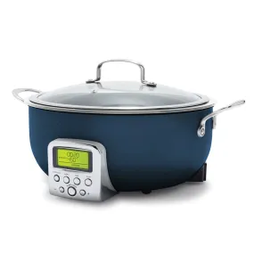 Multifunction Deep Electric Skillet | Oxford Blue