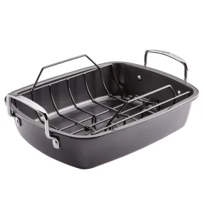 Nonstick Roasting Pan with Easy Serve Rack