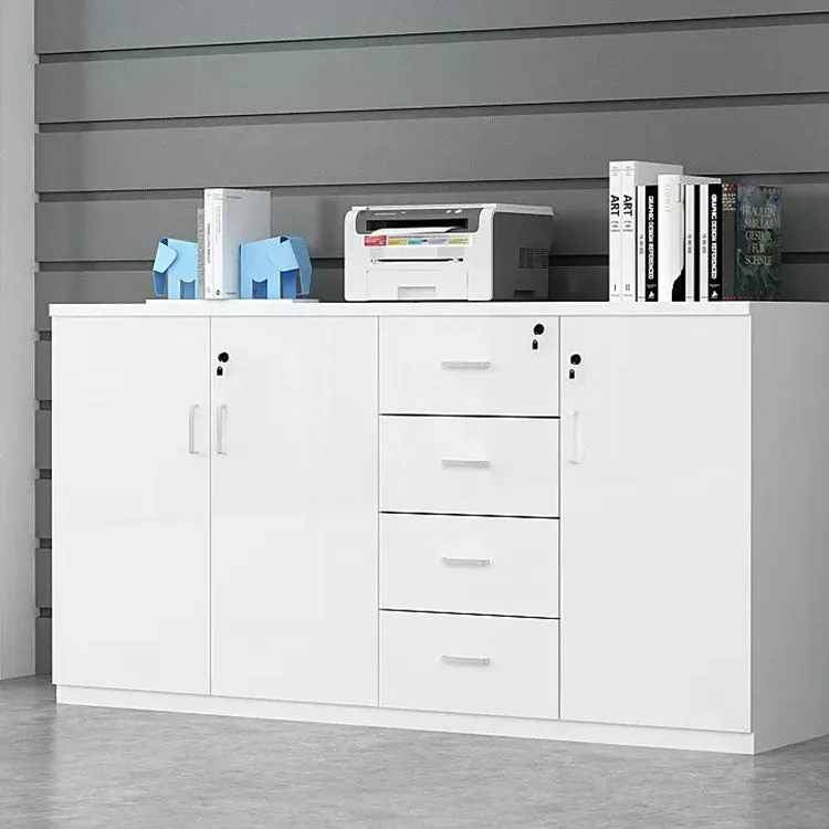 Office Low Cabinet, File Cabinet, Partition Side Cabinet with Lock