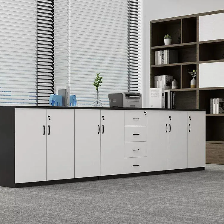 Office Low Cabinet, File Cabinet, Partition Side Cabinet with Lock