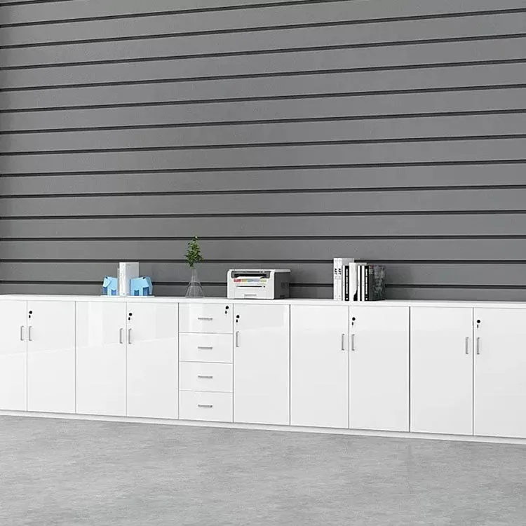 Office Low Cabinet, File Cabinet, Partition Side Cabinet with Lock