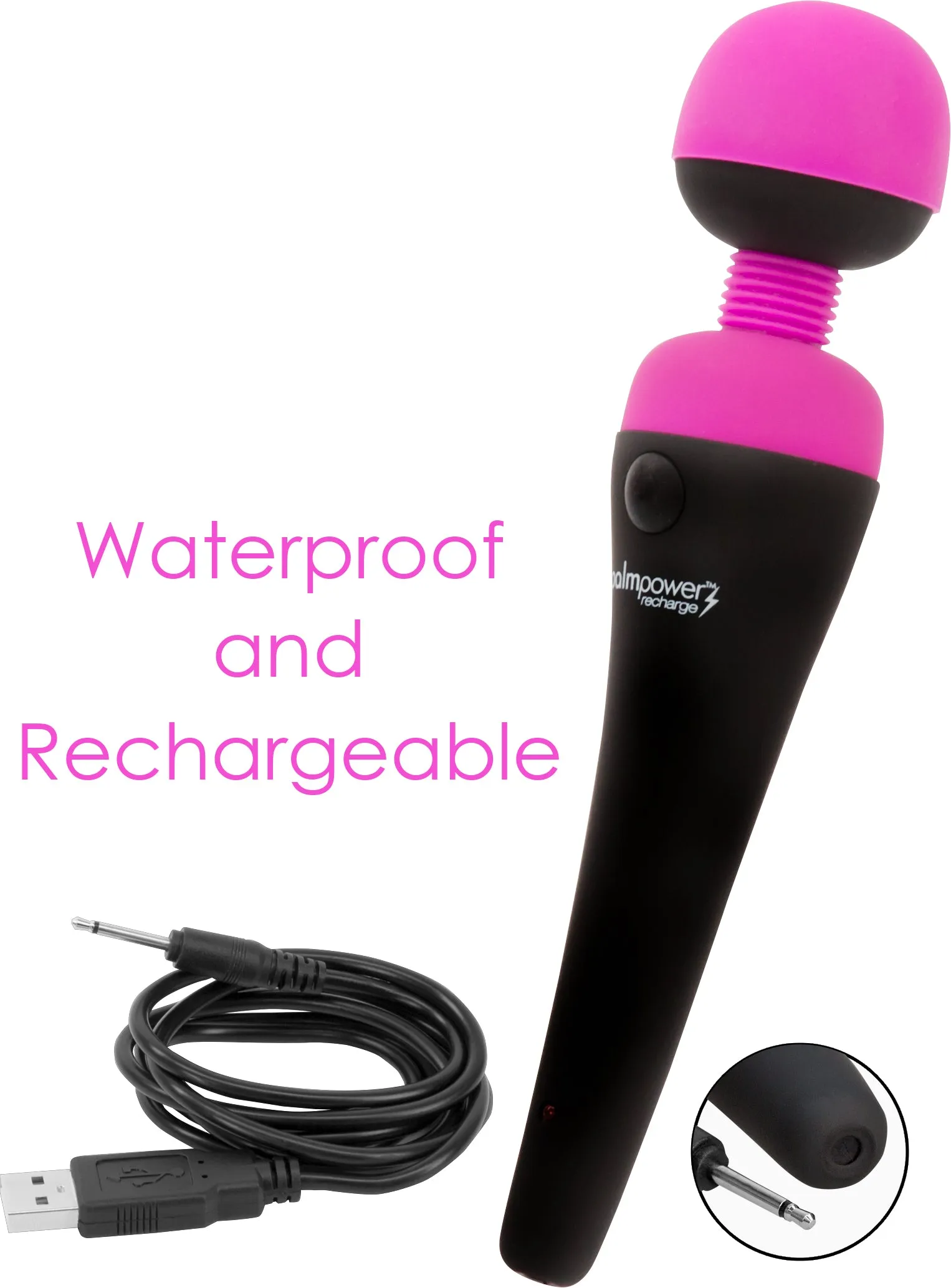 PalmPower Massage Wand Recharge Waterproof