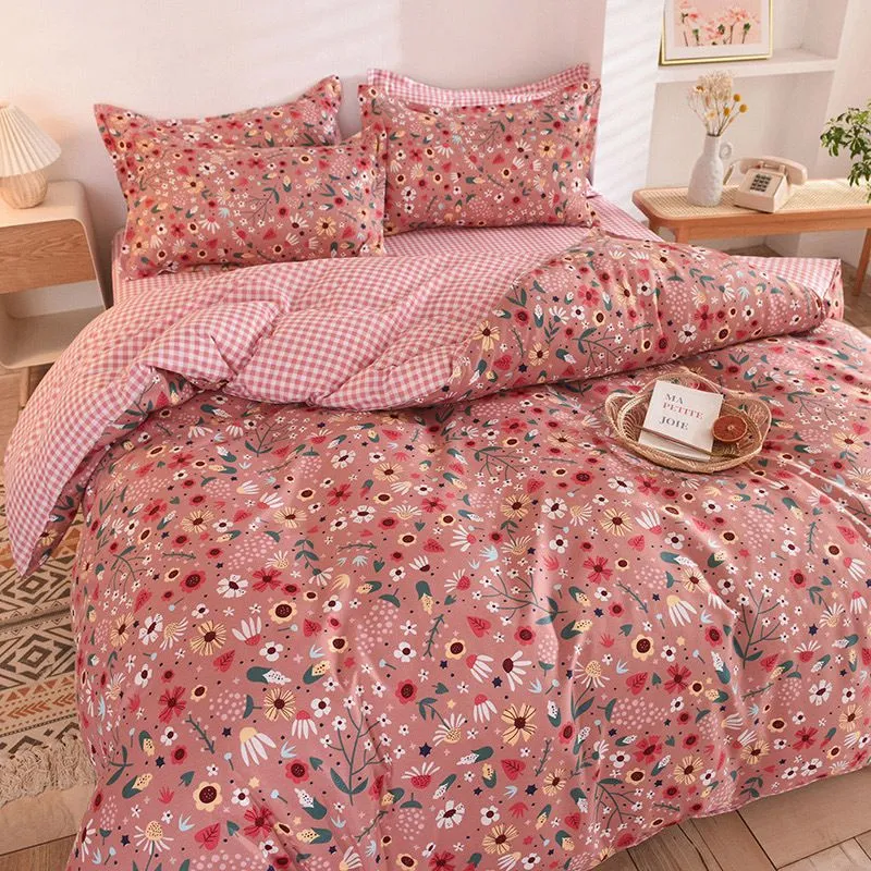 Pillowcase Bed Cover Set Sets Bedding Bedsheet Quilt Duvet