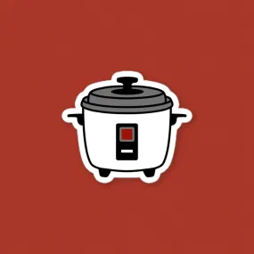 Rice Cooker Vinyl Sticker