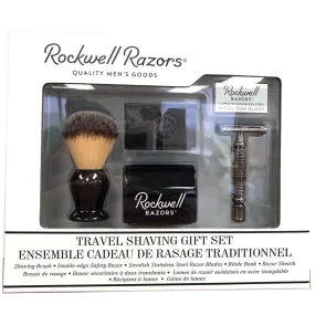 Rockwell Razors - Travel Shaving Gift Set - Gunmetal Razor