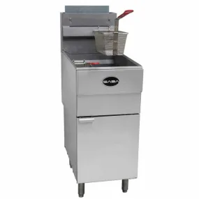 Saba - GF45-N Commercial 16" 45 lb. Capacity Commercial Fryer Natural Gas