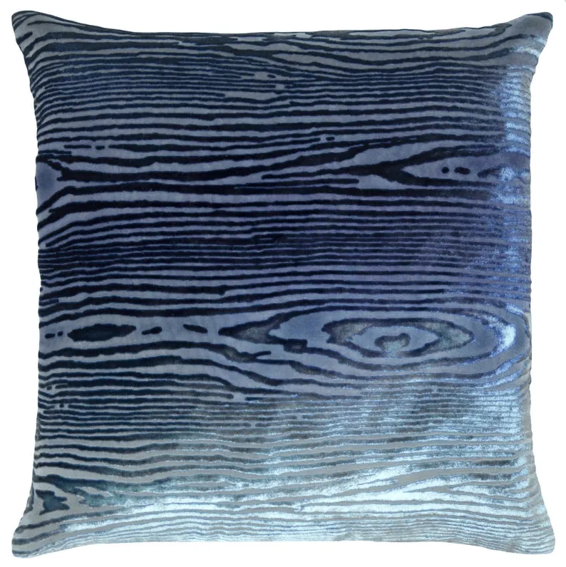 Shark Woodgrain Velvet Pillows by Kevin O’Brien Studio