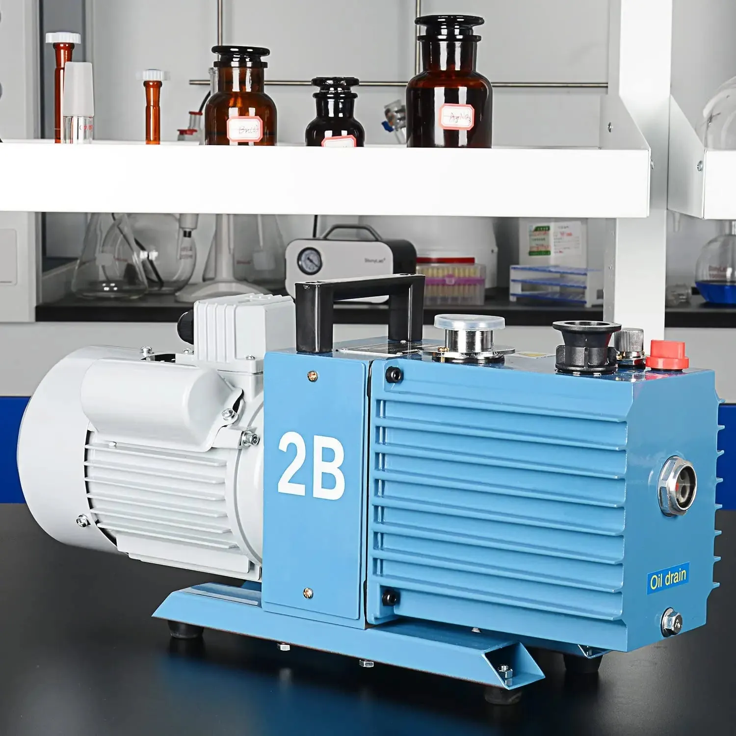 Single-Stage Rotary Vane Vacuum Pump, 2-4 Pa, 120 L/min-360L/min