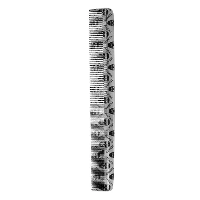 “Skulleto” Hard Rubber Barber Comb (6.5")