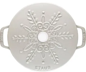 Snowflake Staub 40506-548-0 Roasting Pan 3.6 L Cast Iron