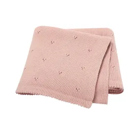 SnuggleSoft Cotton Knit Baby Blanket