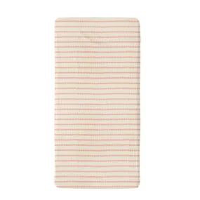 SNURK Baby fitted sheet Breton Pink