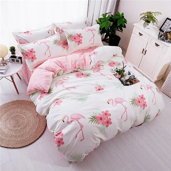 Solstice 3D Universe Stars Bedding 3 / 4pcs Kit Cartoon BedSheet Pillowcase Bedclothes Bed Linen Single Twin Full Queen Sizes