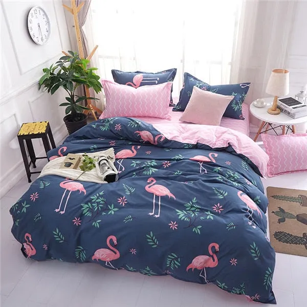 Solstice 3D Universe Stars Bedding 3 / 4pcs Kit Cartoon BedSheet Pillowcase Bedclothes Bed Linen Single Twin Full Queen Sizes