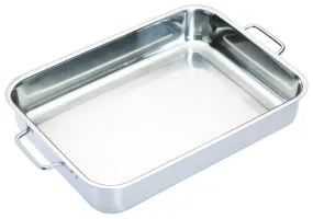 Stainless Steel Heavy Duty 37cm x 27cm Roasting Pan