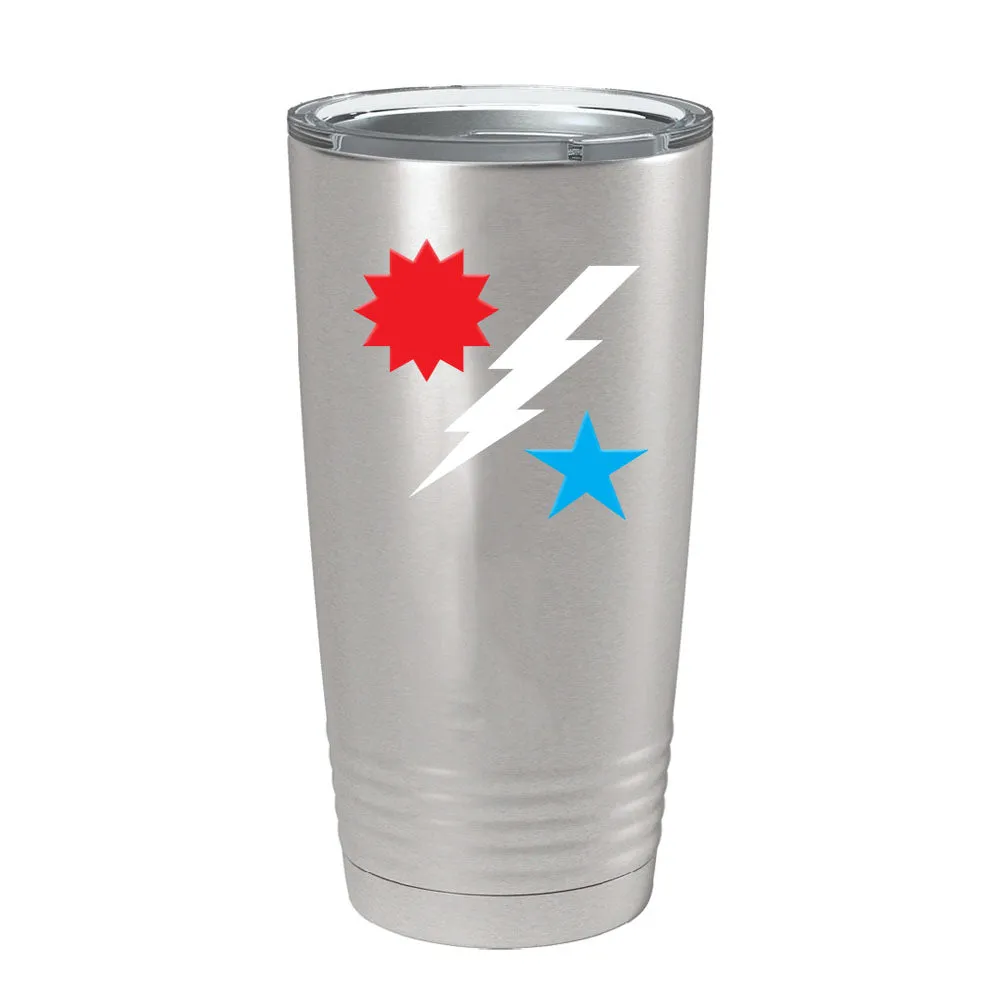 Star Sun Bolt RWB 4th Tumbler