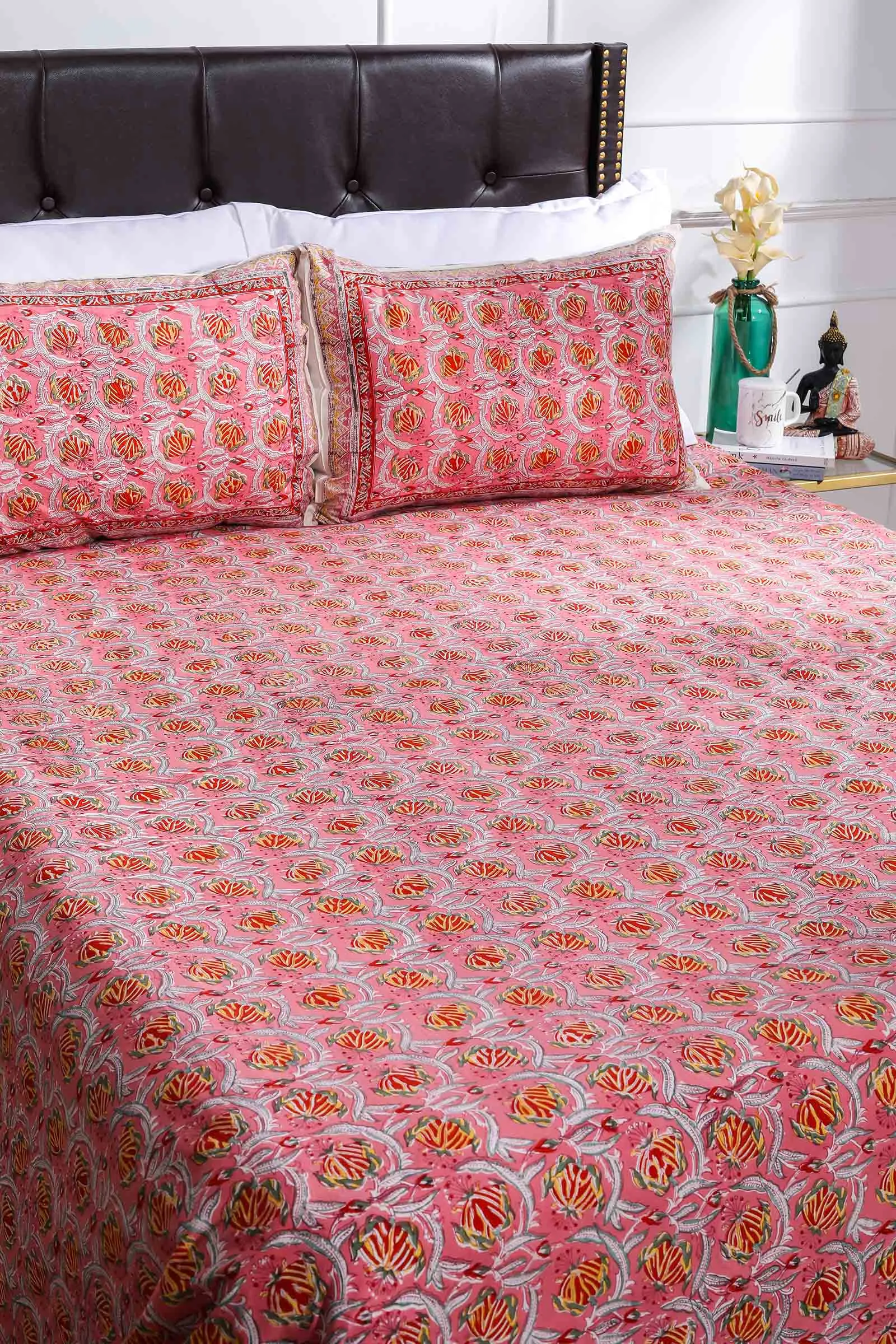 Sunderban Kamal Cotton Percale Bedsheet